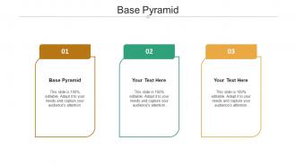 Base pyramid ppt powerpoint presentation outline gridlines cpb