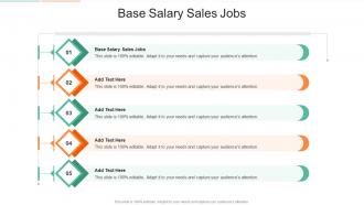 Base Salary Sales Jobs In Powerpoint And Google Slides Cpb