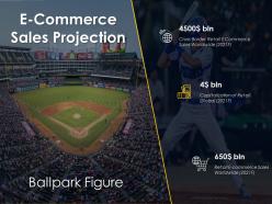 Baseball and business projections ballpark figure for estimated data