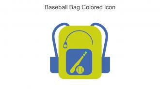 Baseball Bag Colored Icon In Powerpoint Pptx Png And Editable Eps Format