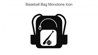 Baseball Bag Monotone Icon In Powerpoint Pptx Png And Editable Eps Format