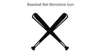 Baseball Bat Monotone Icon In Powerpoint Pptx Png And Editable Eps Format