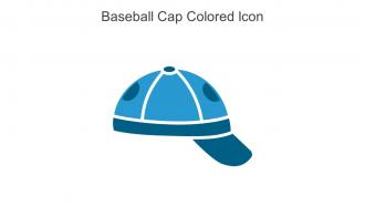 Baseball Cap Colored Icon In Powerpoint Pptx Png And Editable Eps Format