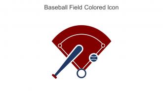 Baseball Field Colored Icon In Powerpoint Pptx Png And Editable Eps Format