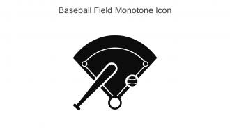 Baseball Field Monotone Icon In Powerpoint Pptx Png And Editable Eps Format