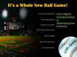 Baseball Game Digital Transformation Business Impact