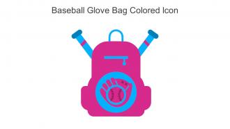 Baseball Glove Bag Colored Icon In Powerpoint Pptx Png And Editable Eps Format