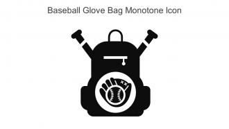 Baseball Glove Bag Monotone Icon In Powerpoint Pptx Png And Editable Eps Format