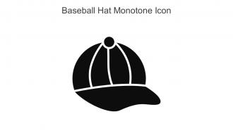 Baseball Hat Monotone Icon In Powerpoint Pptx Png And Editable Eps Format