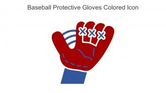 Baseball Protective Gloves Colored Icon In Powerpoint Pptx Png And Editable Eps Format