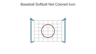 Baseball Softball Net Colored Icon In Powerpoint Pptx Png And Editable Eps Format