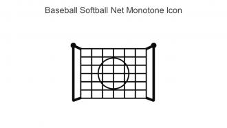 Baseball Softball Net Monotone Icon In Powerpoint Pptx Png And Editable Eps Format