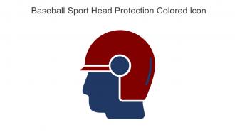 Baseball Sport Head Protection Colored Icon In Powerpoint Pptx Png And Editable Eps Format
