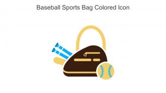 Baseball Sports Bag Colored Icon In Powerpoint Pptx Png And Editable Eps Format