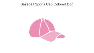 Baseball Sports Cap Colored Icon In Powerpoint Pptx Png And Editable Eps Format