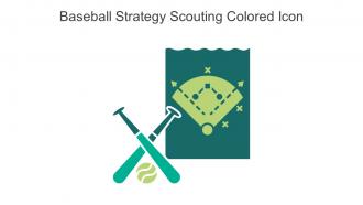 Baseball Strategy Scouting Colored Icon In Powerpoint Pptx Png And Editable Eps Format