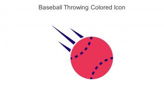 Baseball Throwing Colored Icon In Powerpoint Pptx Png And Editable Eps Format