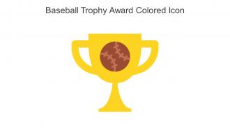 Baseball Trophy Award Colored Icon In Powerpoint Pptx Png And Editable Eps Format