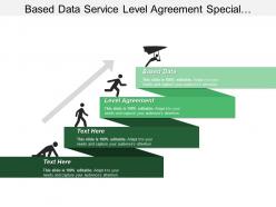 Based data service level agreement special program alignment