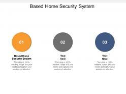 Based home security system ppt powerpoint presentation infographic template inspiration cpb