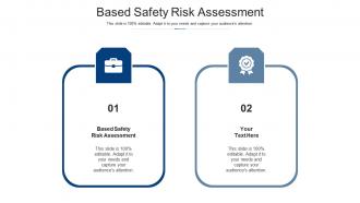 Based safety risk assessment ppt powerpoint presentation styles layouts cpb