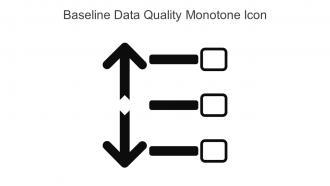 Baseline Data Quality Monotone Icon In Powerpoint Pptx Png And Editable Eps Format