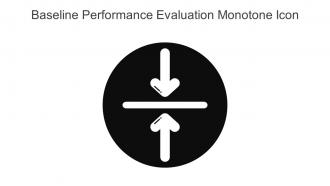Baseline Performance Evaluation Monotone Icon In Powerpoint Pptx Png And Editable Eps Format