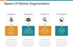 Bases of market segmentation powerpoint graphics