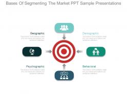 Bases of segmenting the market ppt sample presentations