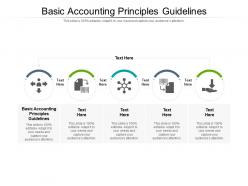 Basic accounting principles guidelines ppt powerpoint presentation tips cpb