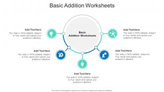Basic Addition Worksheets In Powerpoint And Google Slides Cpb