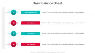 Basic Balance Sheet In Powerpoint And Google Slides Cpb