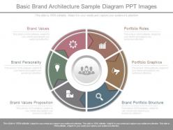Basic Brand Architecture Sample Diagram Ppt Images
