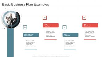 Basic Business Plan Examples In Powerpoint And Google Slides Cpb