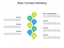 Basic concepts marketing ppt powerpoint presentation model graphics cpb