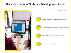 Basic concerns of software development project