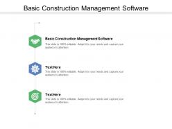 Basic construction management software ppt powerpoint presentation gallery deck
