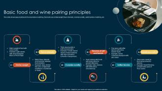 Basic Food And Wine Pairing Principles Bridging Performance Gaps Through Hospitality DTE SS