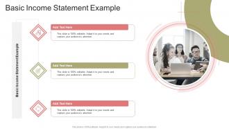 Basic Income Statement Example In Powerpoint And Google Slides Cpb