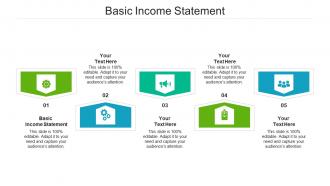 Basic income statement ppt powerpoint presentation outline graphics example cpb
