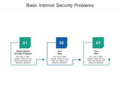 Basic internet security problems ppt powerpoint presentation infographic template themes cpb