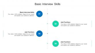 Basic Interview Skills In Powerpoint And Google Slides Cpb