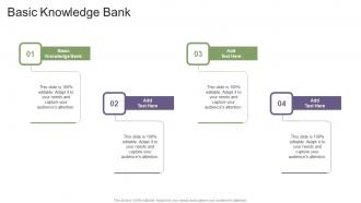 Basic Knowledge Bank In Powerpoint And Google Slides Cpb