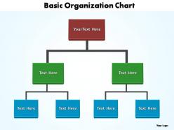 Basic organization chart editable powerpoint templates