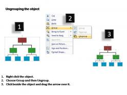 Basic organization chart editable powerpoint templates