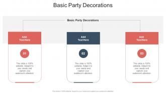 Basic Party Decorations In Powerpoint And Google Slides Cpb