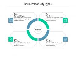 Basic personality types ppt powerpoint presentation infographics show cpb