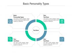 Basic personality types ppt powerpoint presentation styles topics cpb