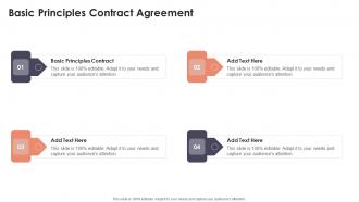 Basic Principles Contract Agreement In Powerpoint And Google Slides Cpb
