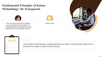 Basic Principles Of Kaizen Training Ppt Engaging Captivating